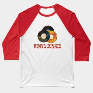 Vinyl Junkie Tee Design Baseball T-Shirt